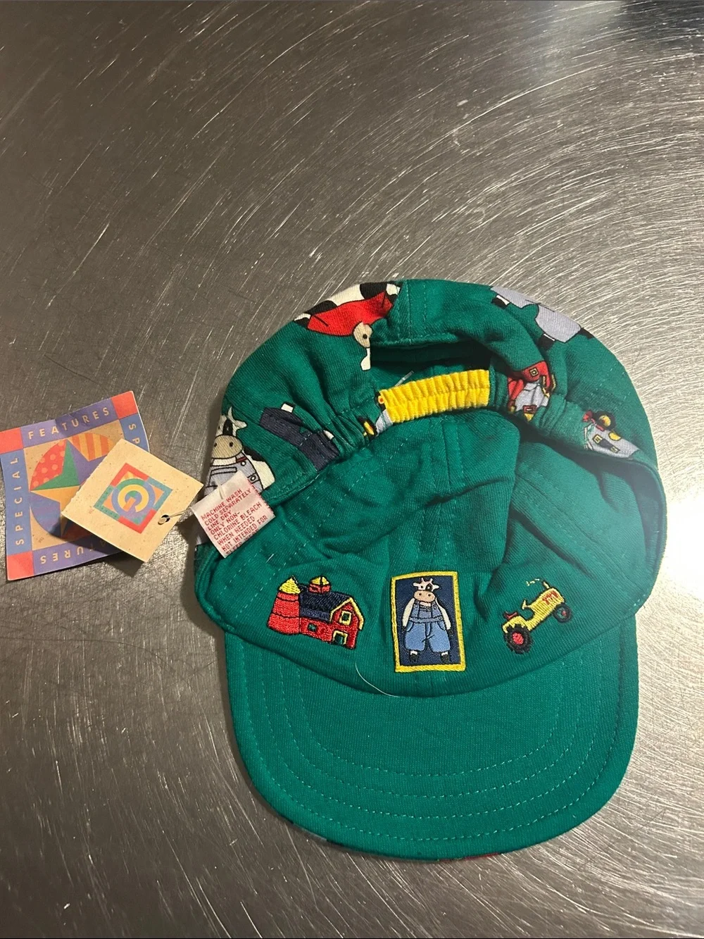 Gymboree Vintage Hat Down On The Farm New With Tags Infant Size Rainbow Tag